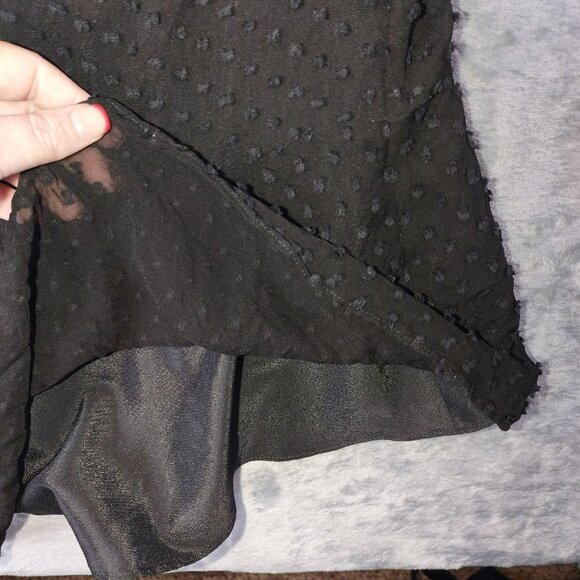 J Crew‎ Women Black Eyelet Sleeveless Dress Size00 Mini Classic Textured Capsule - Picture 8 of 10